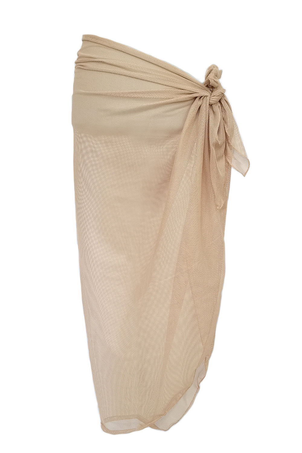 Solid Mesh Sarong (NUDE)