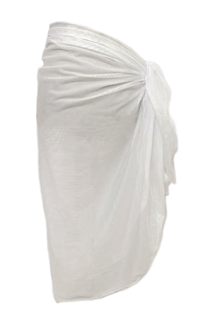 Solid Mesh Sarong (WHITE)